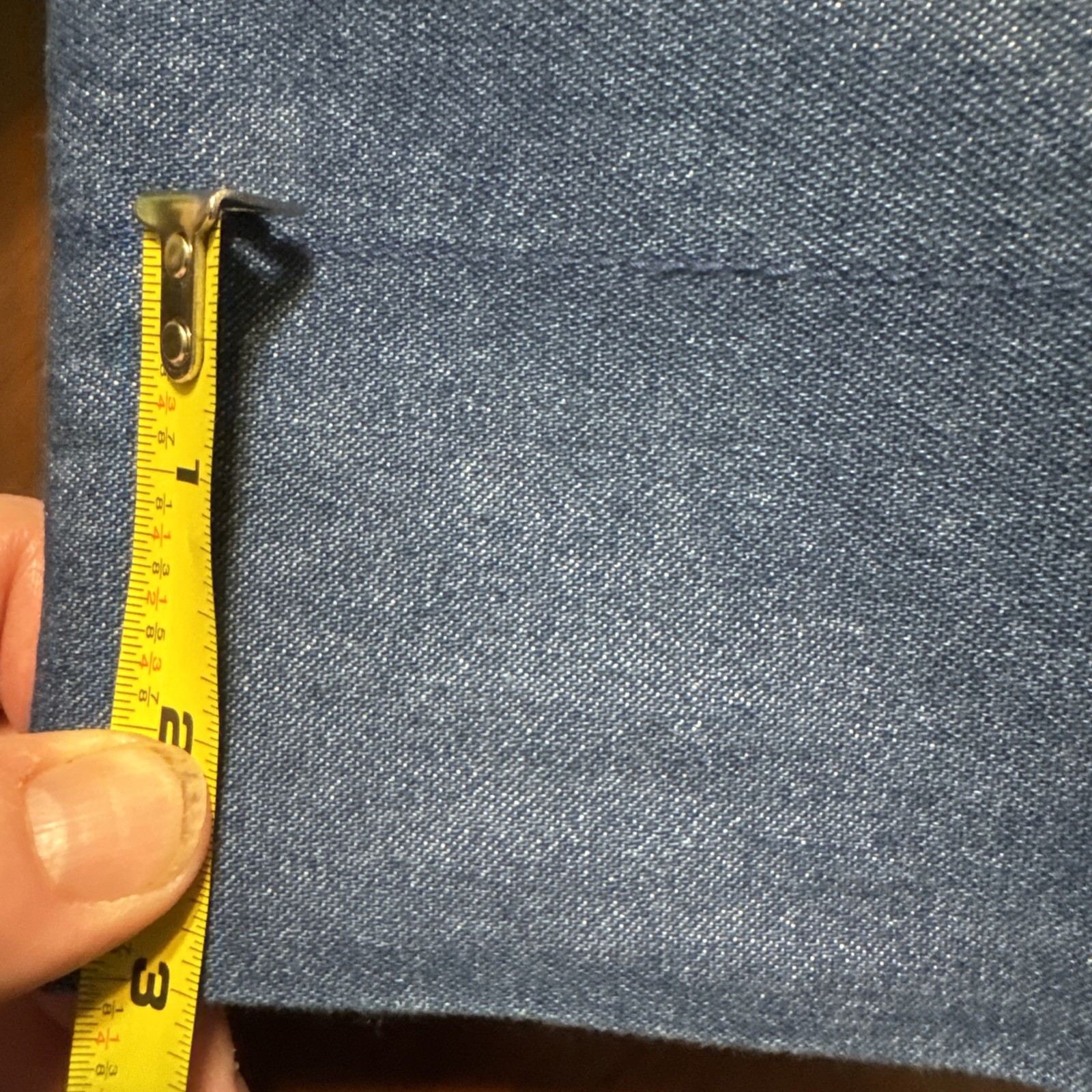 Lot2 NEW Medium WashDenim Classic Valances 84″ X15″ 100% Cotton Retro Farmhouse