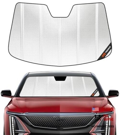 Windshield Sun Shade for Cadillac Lyriq 2023-2026. Reflective Aluminum Film