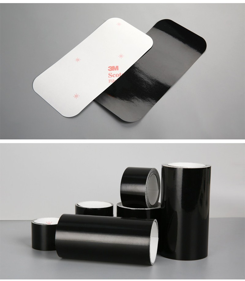PVC Self-Adhesive Vinyl Car Wrap Film DIY Gloss Black/White Bubble Free 10cm-3m