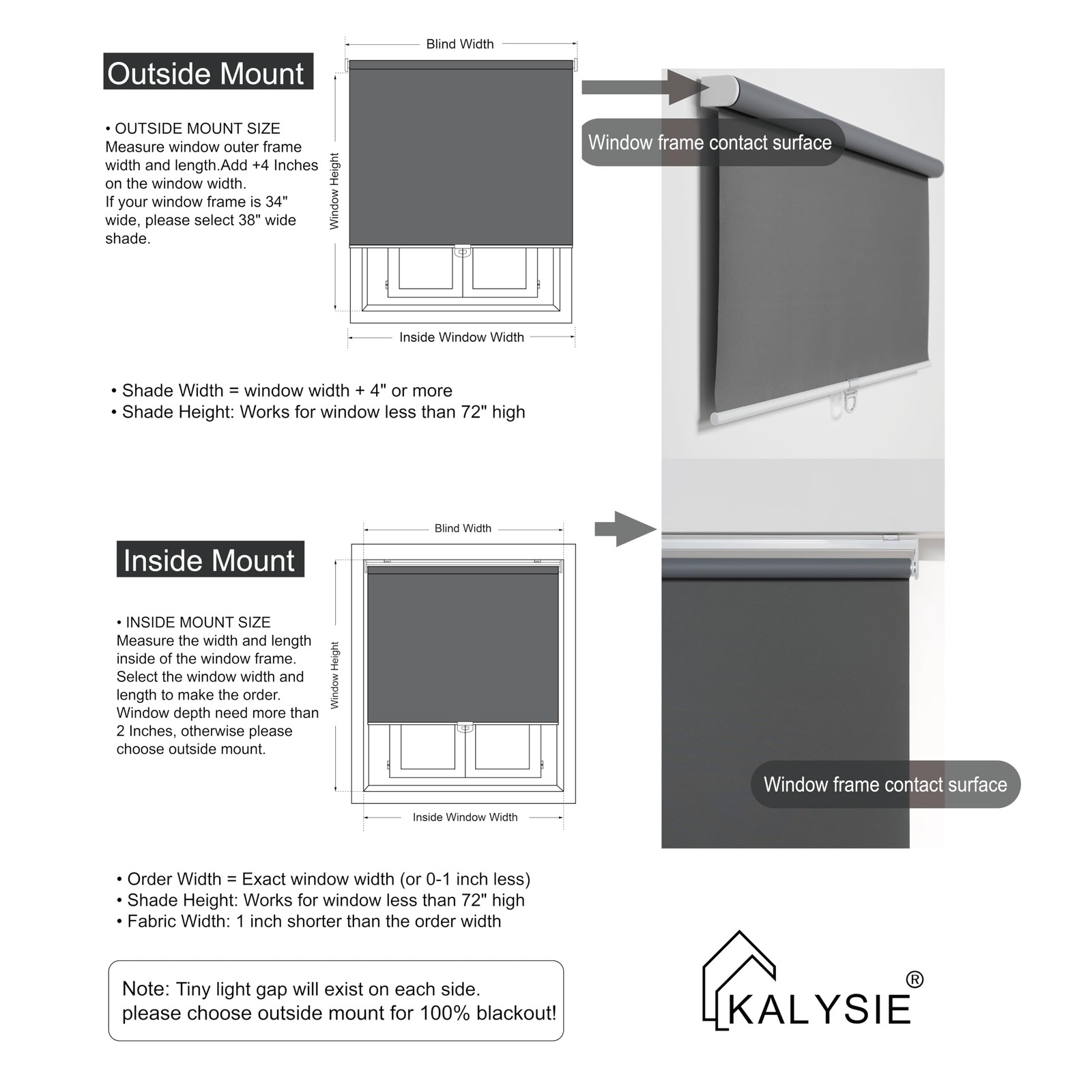 Cordless Roller Shades 100% Blackout Blinds for Windows and Doors, Pull Down …