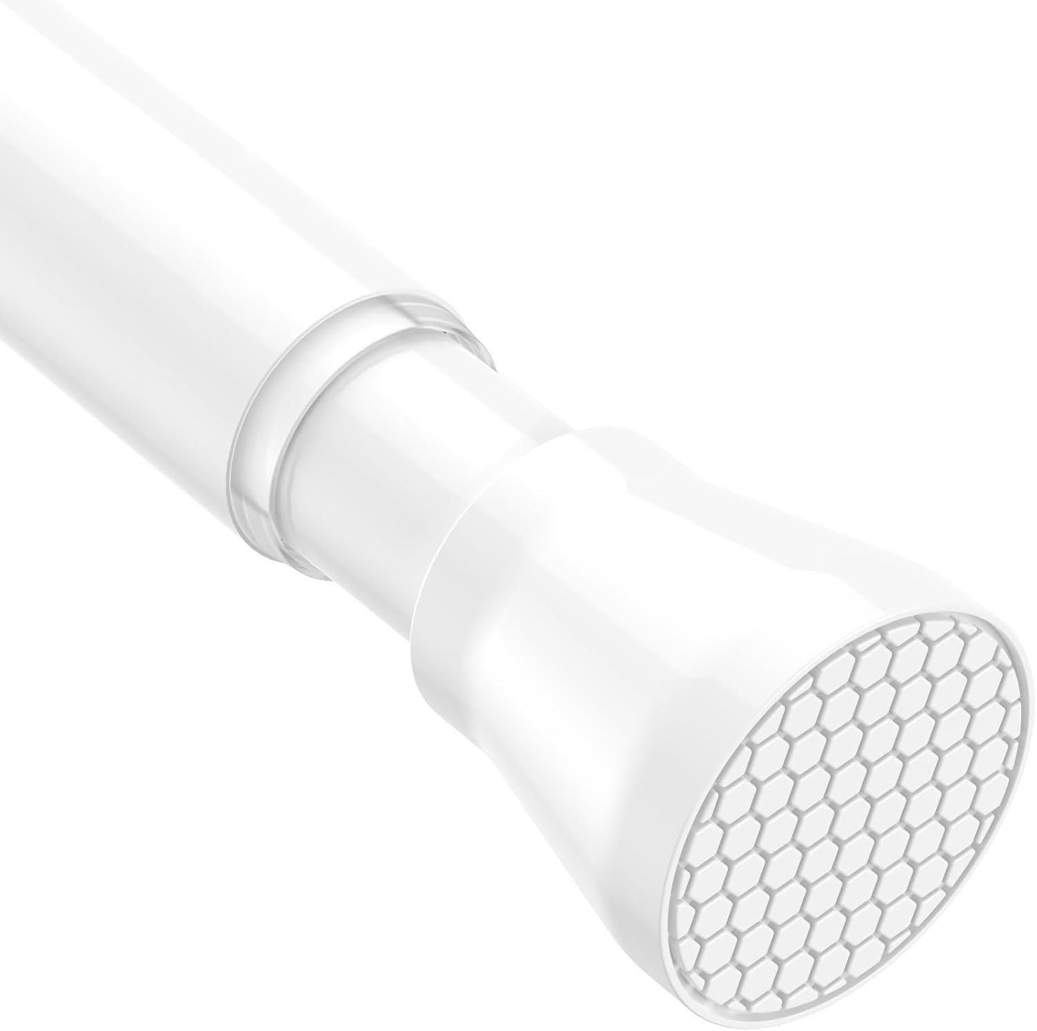 Tension Curtain Rod Adjustable Spring Tension Rods for Windows 28 to 48 Inch,…