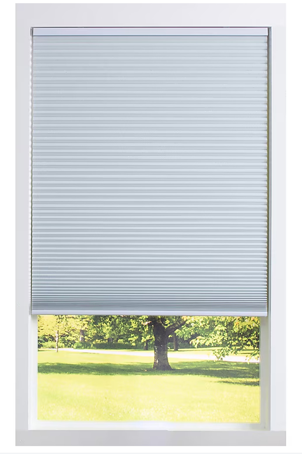 allen + roth 23″ x 64″ White Blackout Cordless Cellular Window Shade Free Ship