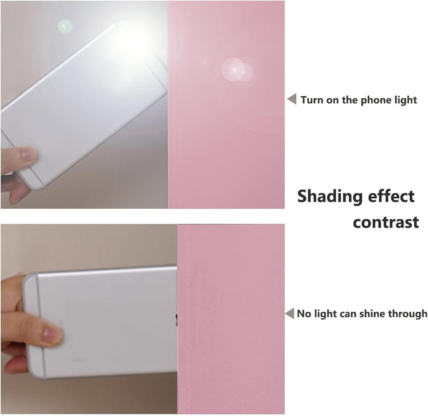 Crystal Pink Full Shade Curtain Panels, Pair of Thermal Insulated & Energy Ef…