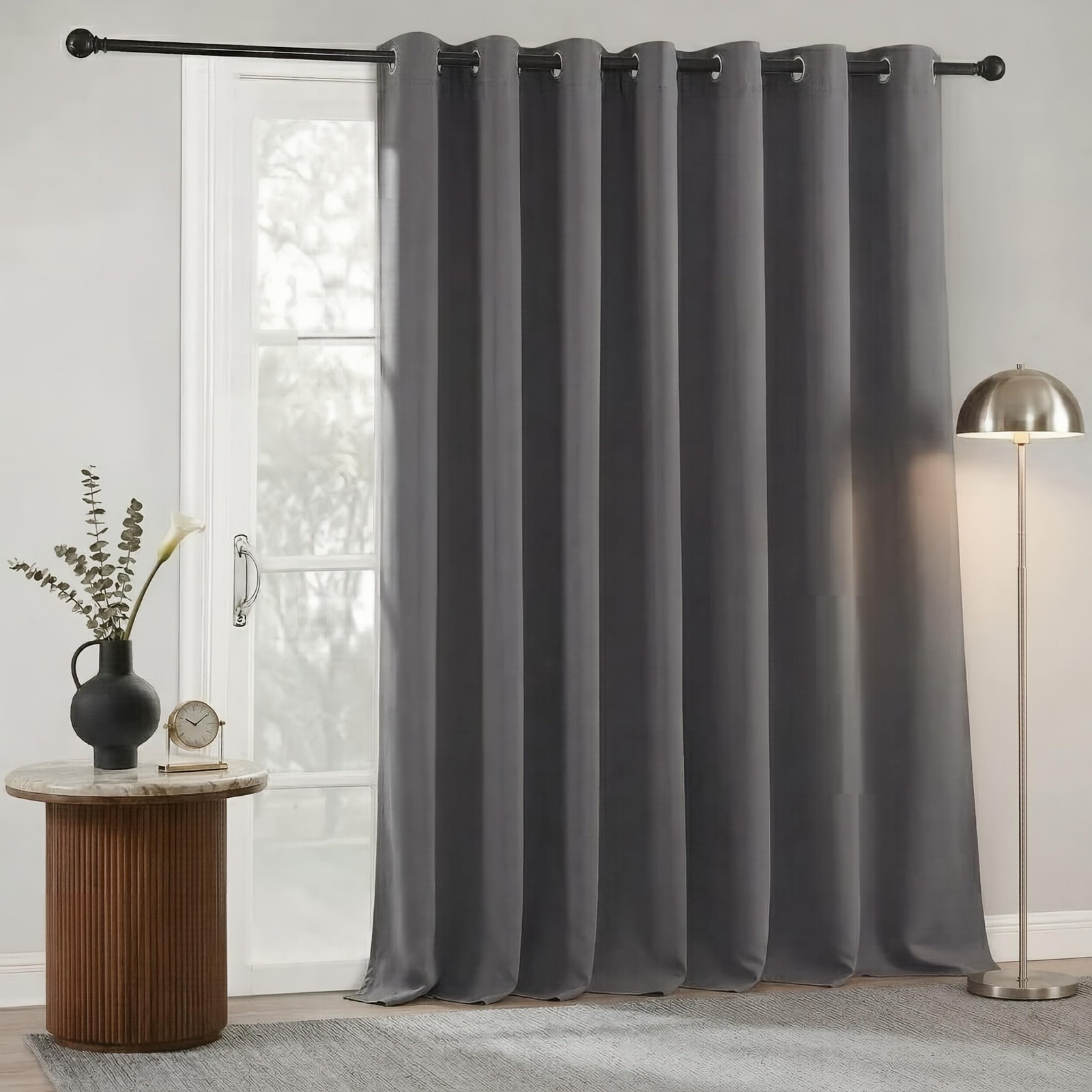 Blackout Curtains & Drapes for Sliding Glass Doors-Total Privacy Thermal Effi…