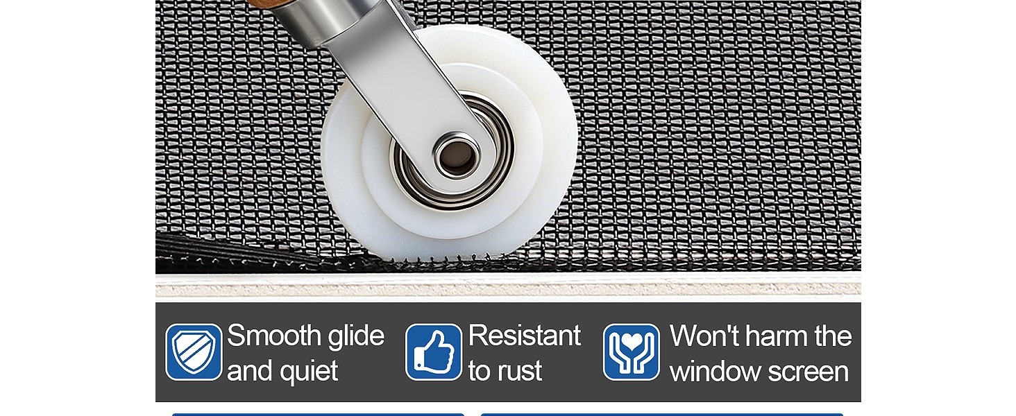 Screen Repair Kit – 3 in 1 Screen Tools Including Roller, 0.14in x 32.8ft