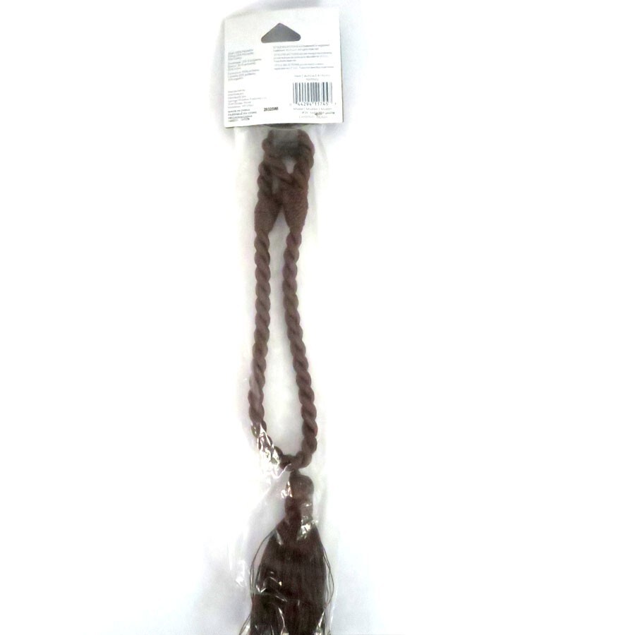 Curtain Tieback Tie Backs Holdbacks Braid Durable Curtains Rope Chocolate (2)