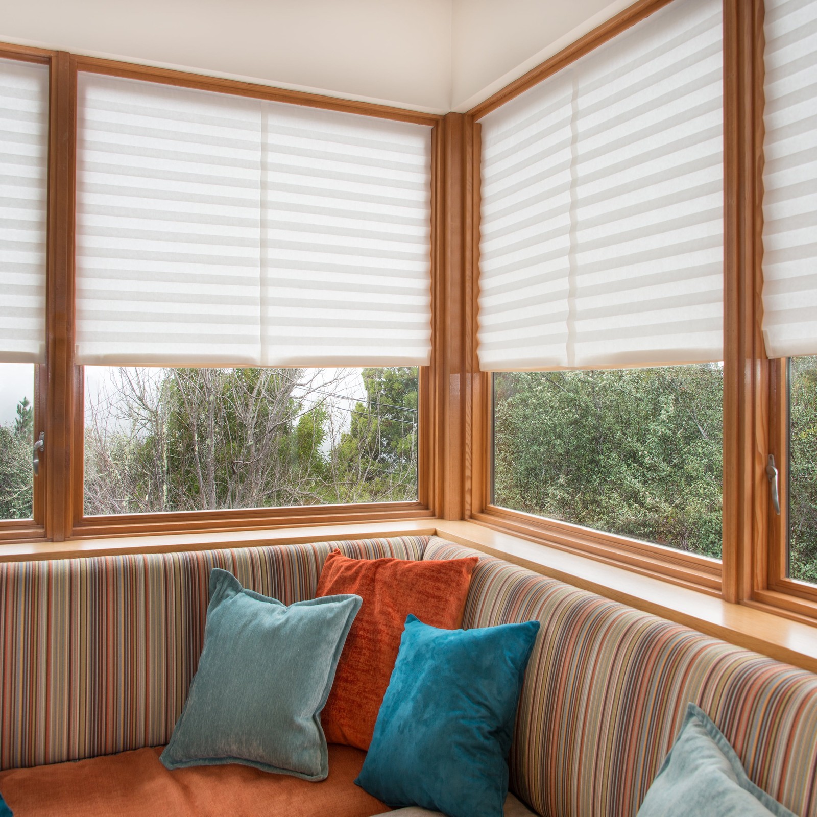 (2pack)No Tools Original Light Filtering Pleated Paper Shade White,36 in x 72 in