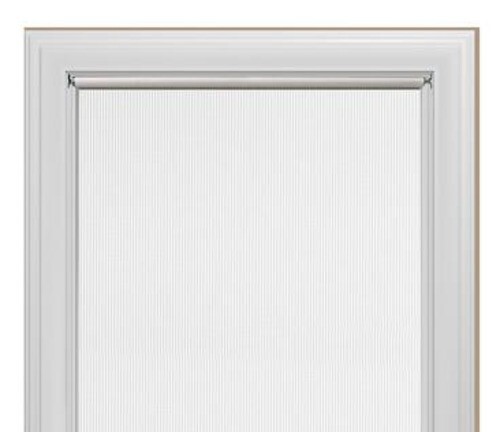 55″x72″ White Decorative Window Light Filtering Cordless Solar Roller Shade