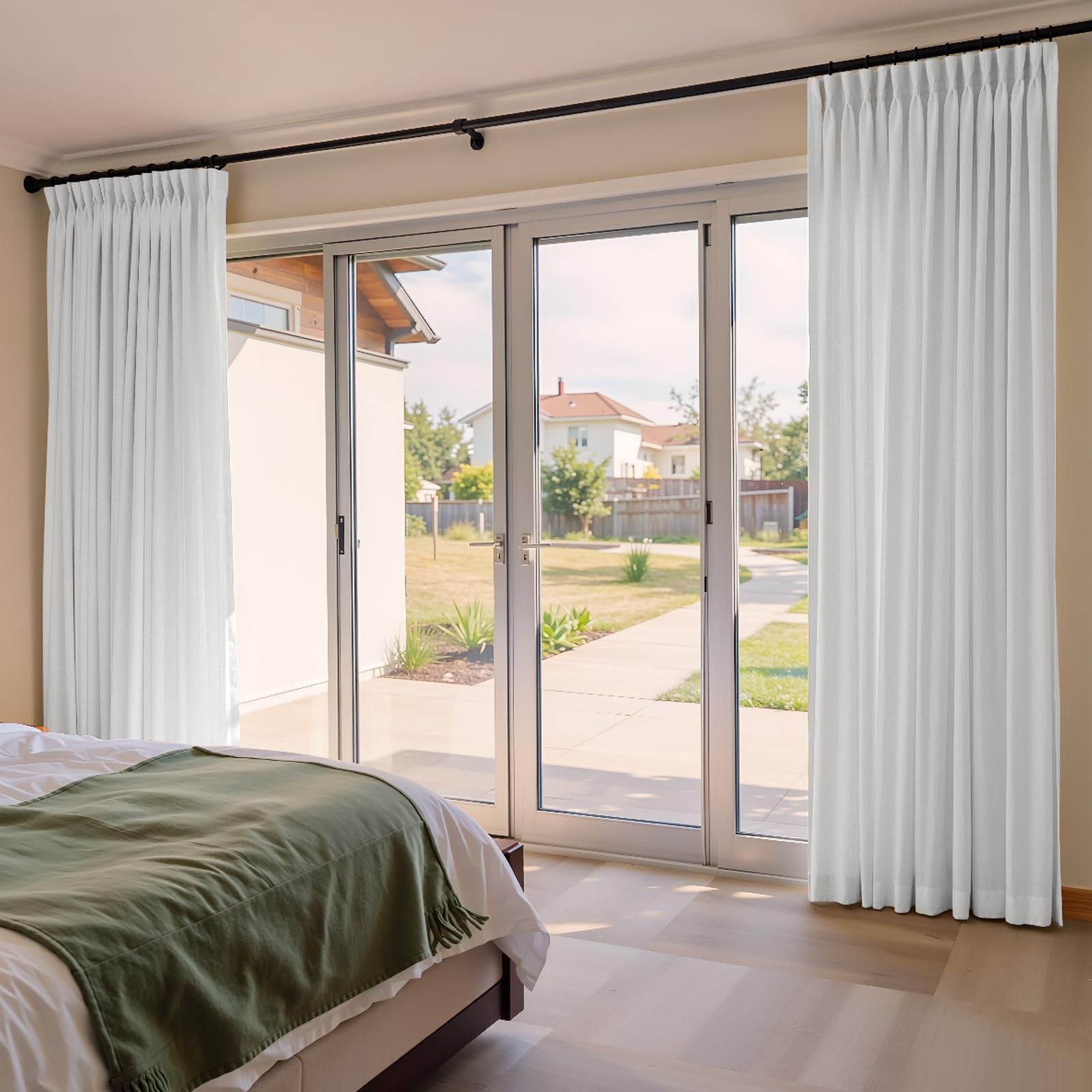 Makefeile Pinch Pleated Curtains Blackout Two Pages Pinch Pleated Drapes For