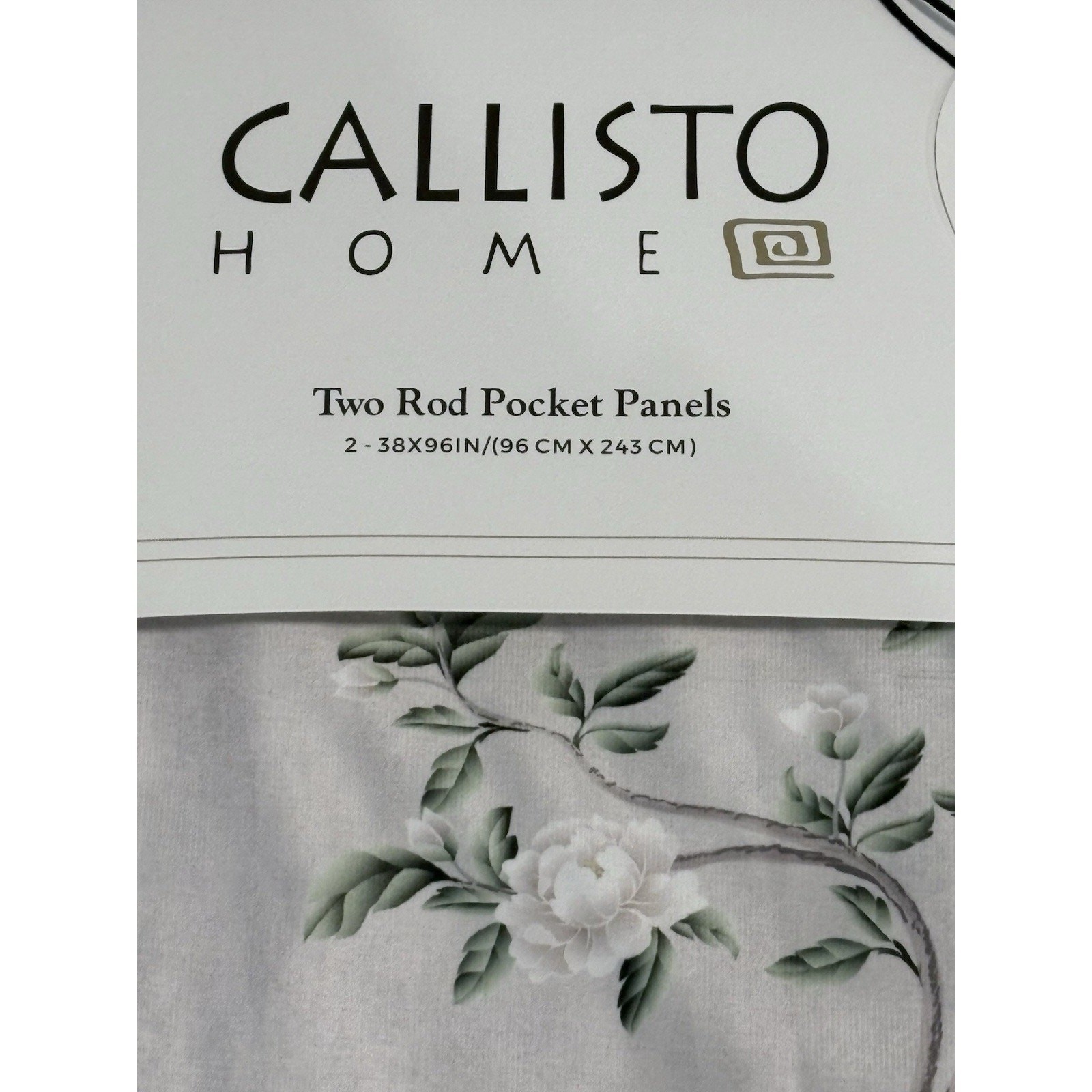 Callisto Home Heron Bird Window Curtains Panels 38 X 96” Set Of 4 Panels Blush