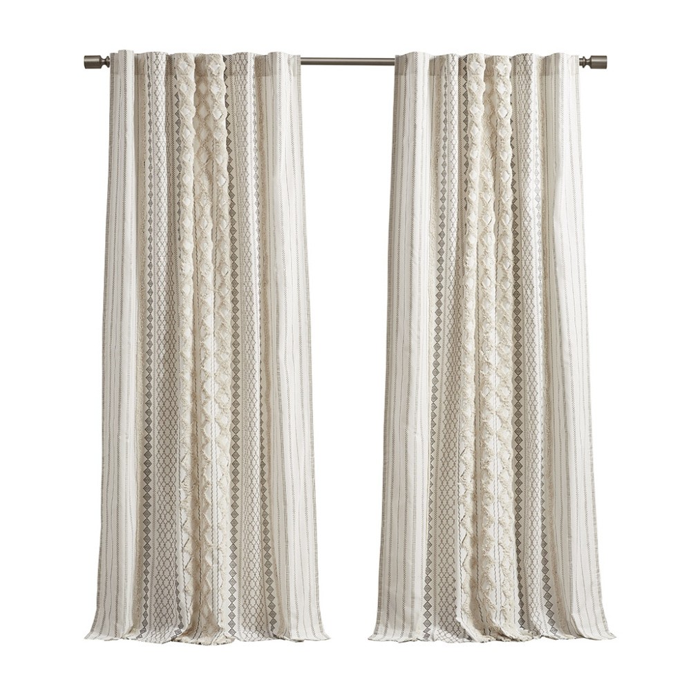 Burnout Printed Curtain Panel