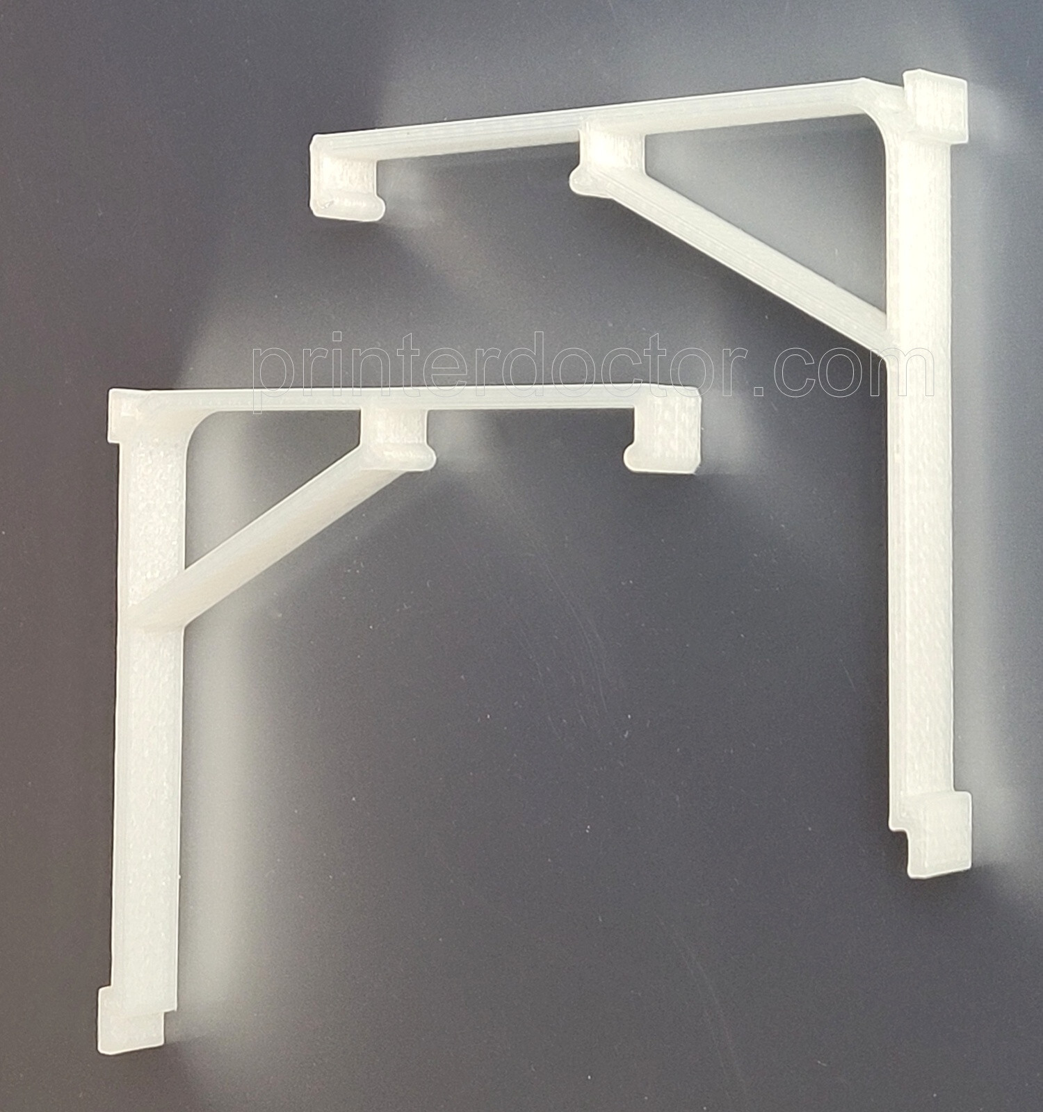 Valance Clip 3-1/2″ Vertical Blinds hidden behind under mount bracket 2pcs home