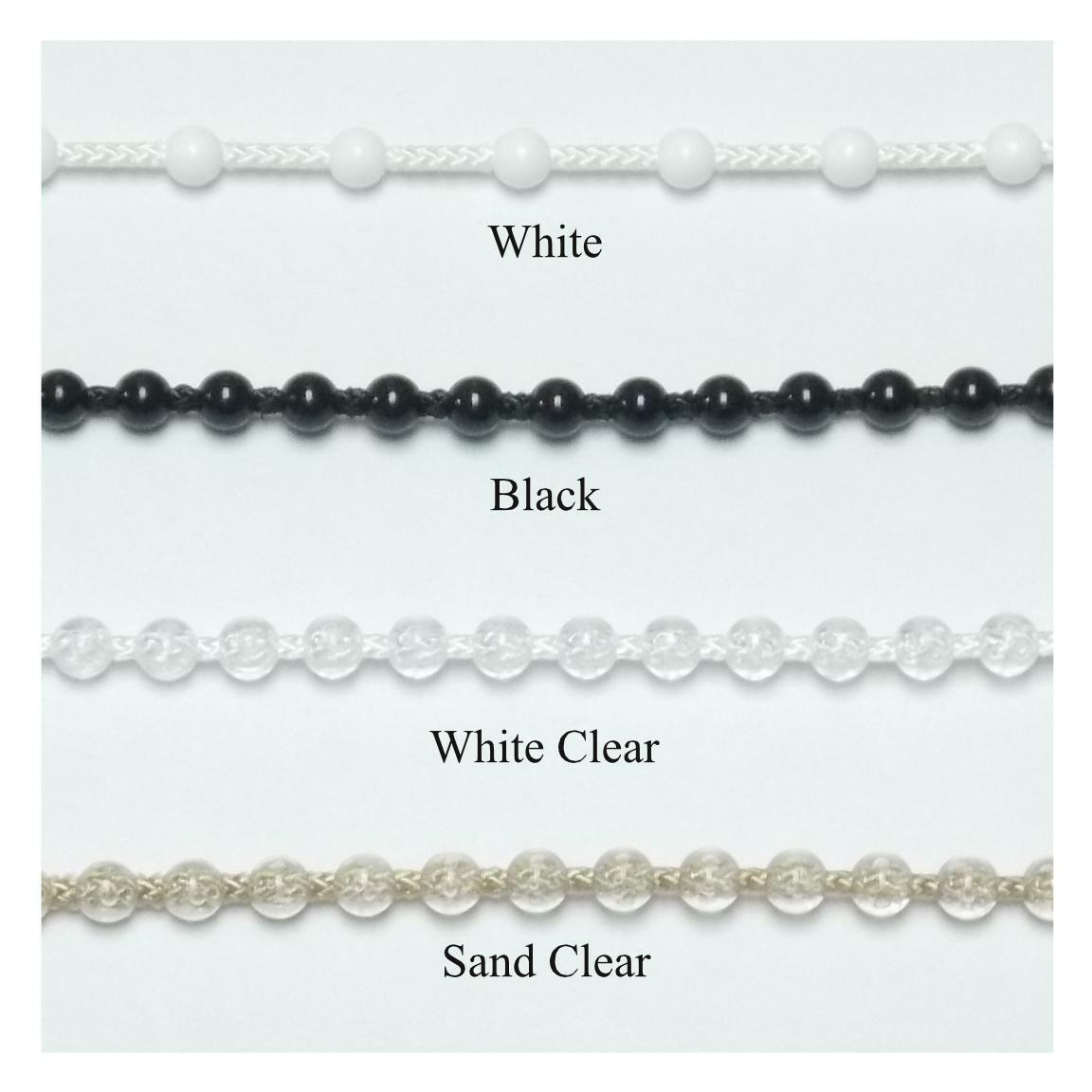 4.5mm #10 Plastic Bead Chain for Clutch Roller Shades ~ 10 feet with Connector