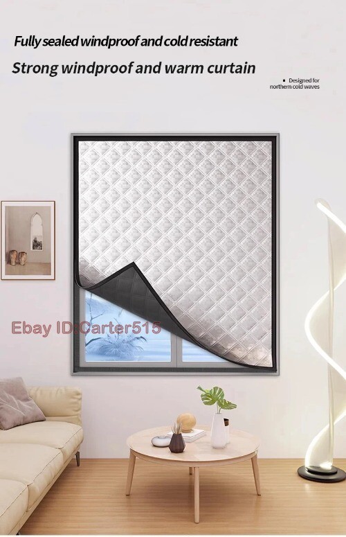 Warm Curtains, Cold and Heat Insulation, Window Screens, Sun Shading,