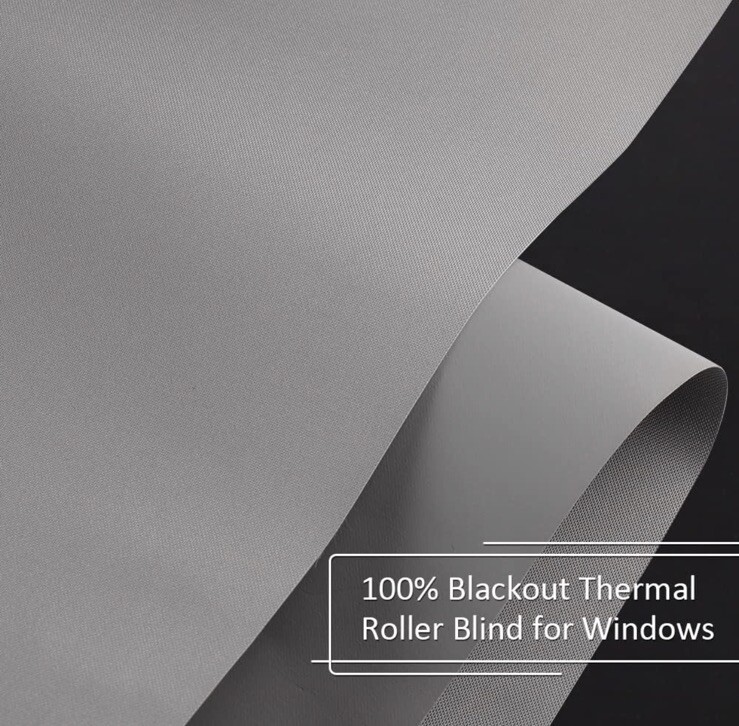 KCO Roller Shades for Windows Blackout Blinds UV Protection 20″ W x 72″ L
