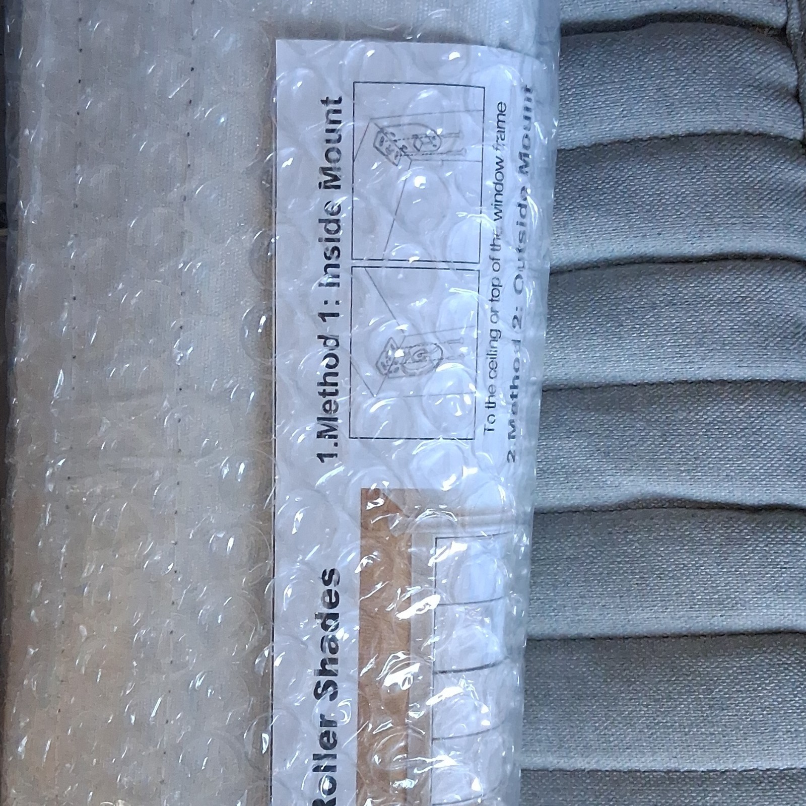 Roller Shades White Pull Cord Clutch Cylindrical Connector Inside Outside Mount