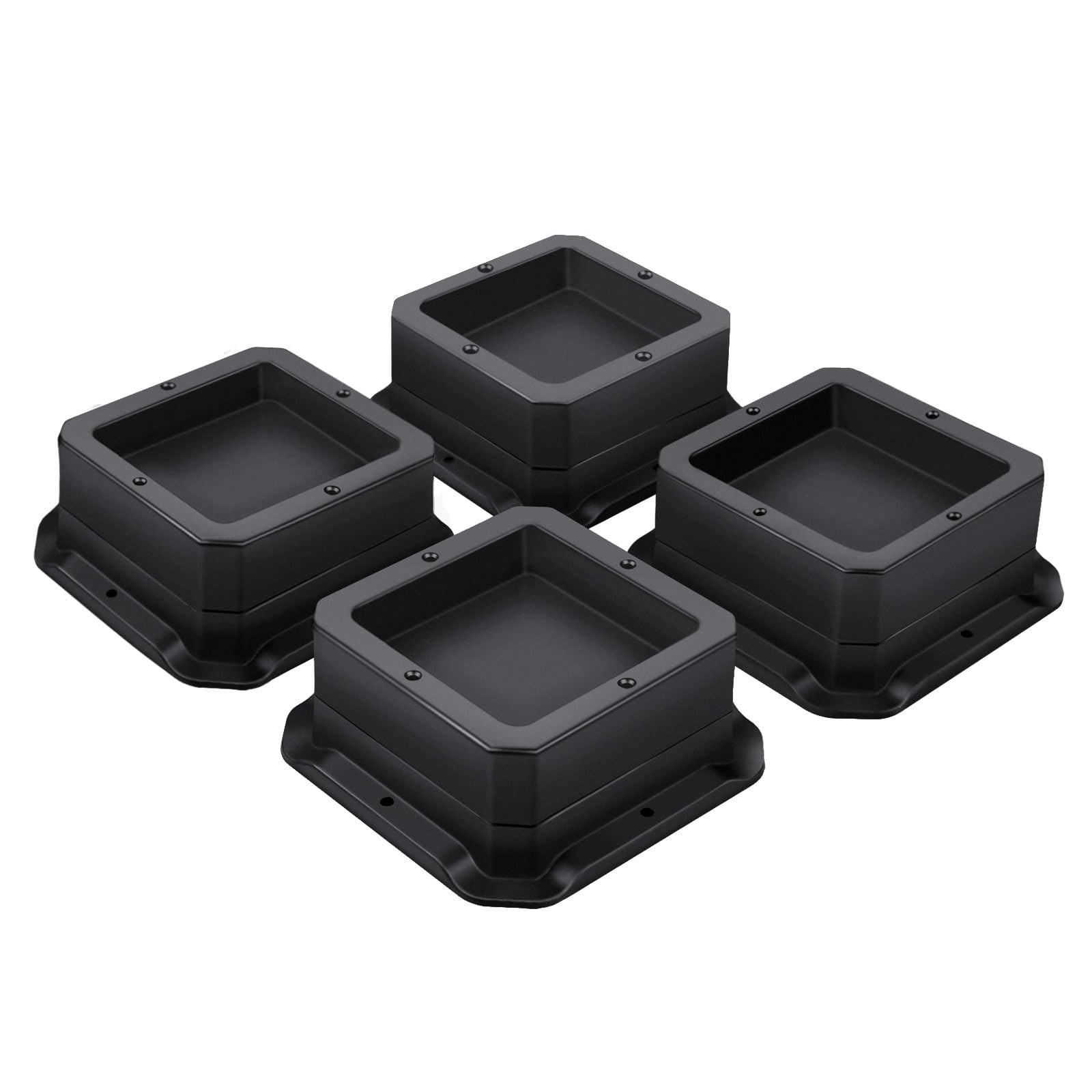 ANNKUT Furniture Risers 1 Inch，Bed Risers Heavy Duty，Desk Risers f