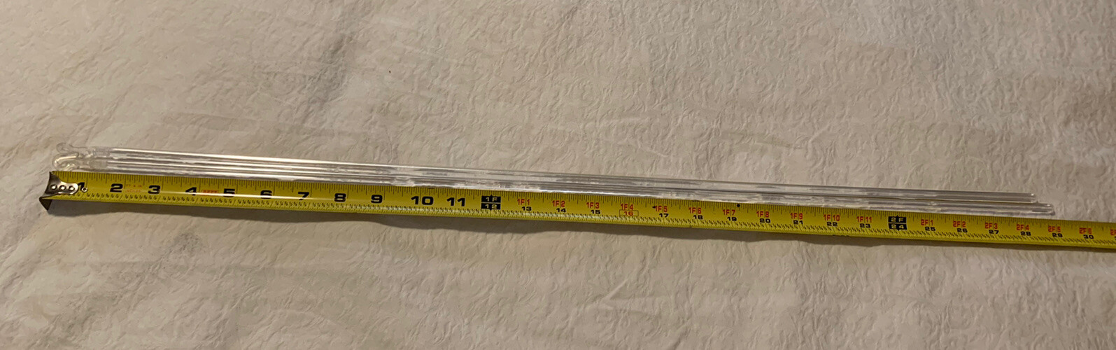 ❤️Drapery Hardware Blinds Drapery Crystal Clear Acrylic Control Wand 29” 2pc