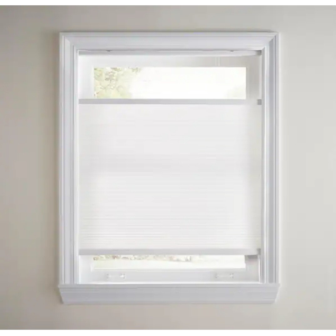 CUSTOM CUT Snow Drift Top-Down Bottom-Up Cordless Cellular Shade FAST SHIPPING!