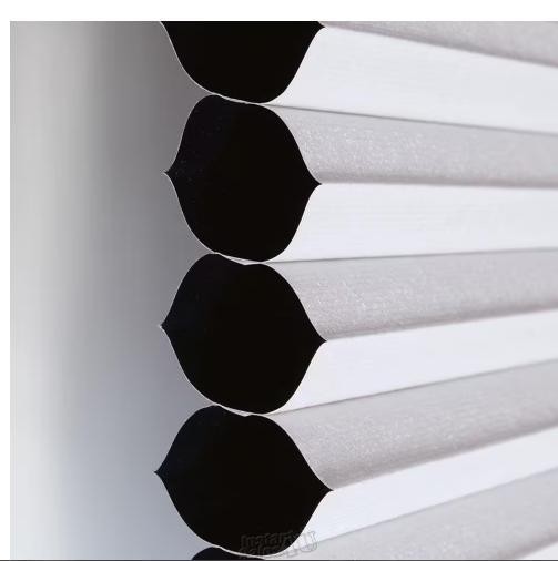 Shadow White Cordless Blackout Cellular Shade 34 in. W x 72 in. L Blinds HDC