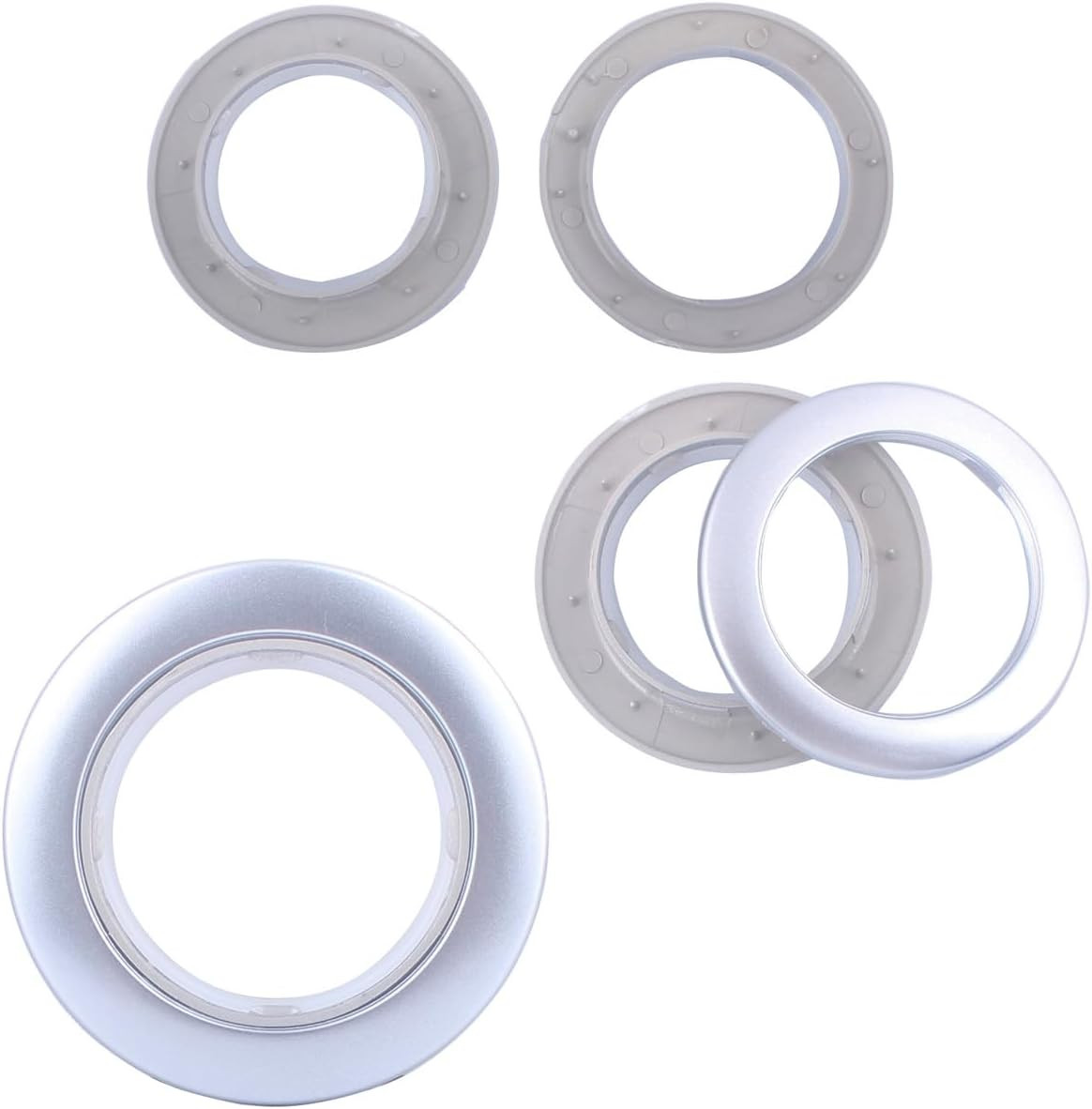 36 Pcs Curtain Grommets, Inner Diameter 1-9/16 Inch (40Mm-75Mm) Curtain Eyelet R