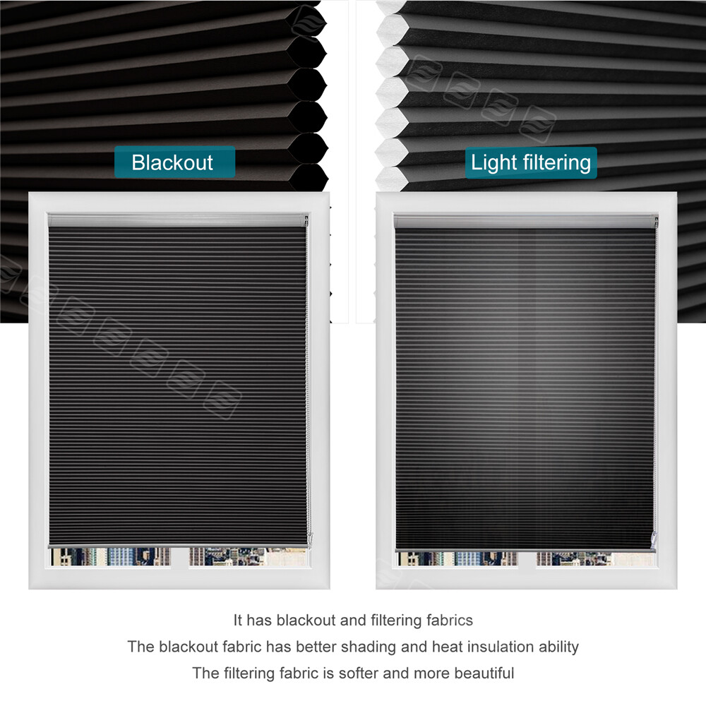 Changshade CUSTOM CUT Cellular Shades 25MM Blackout Corded Window Blinds