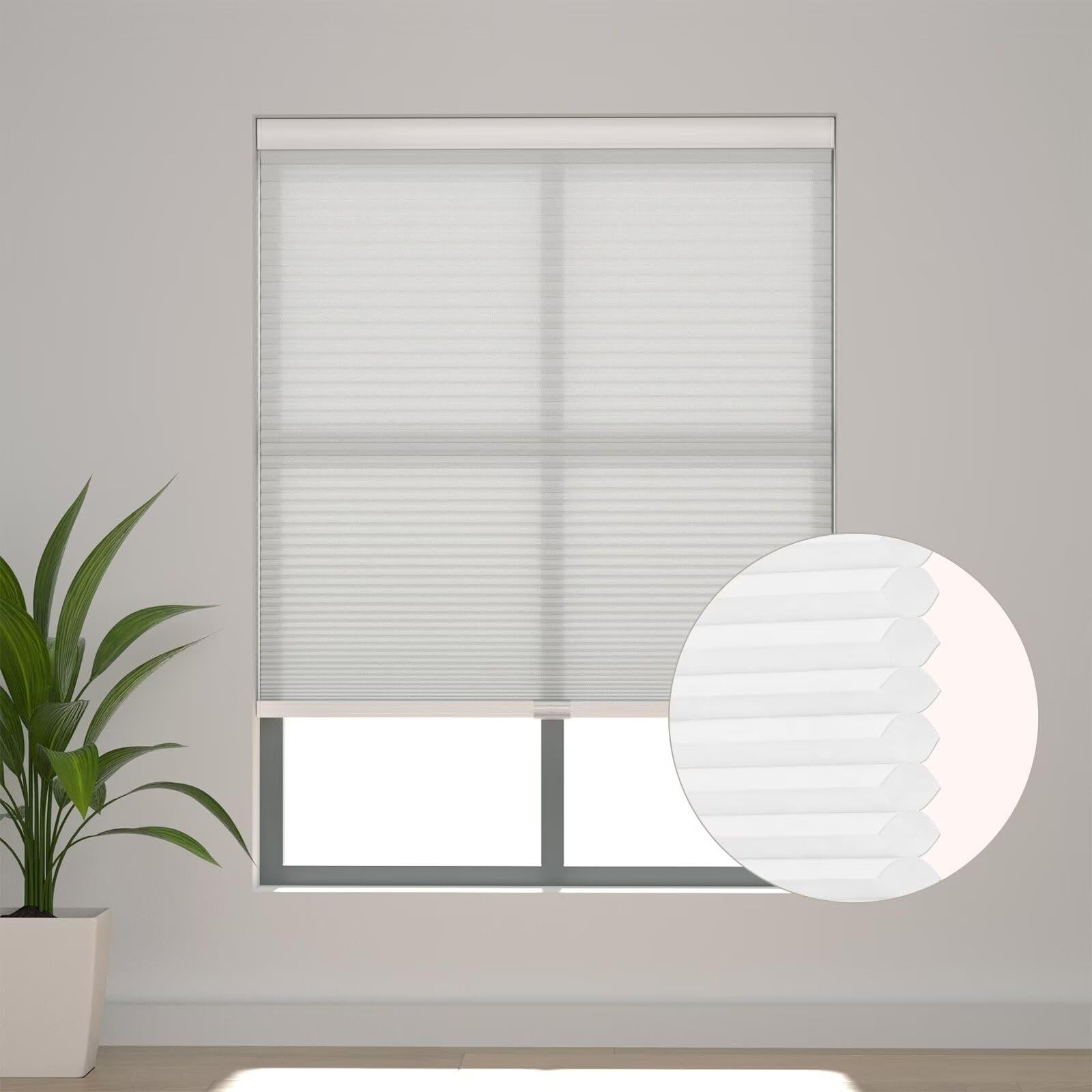 Changshade Cellular Blinds Shades Cordless Windows Doors Honeycomb Blind Light
