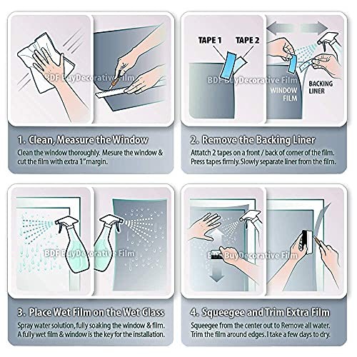 NA05 Window Film Daytime Privacy and Sun Control Natural Black 5 36in X 12ft