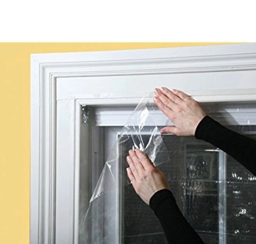 Premium 1.5m Heavy Duty 84″x120″ Patio Door XL Window Shrink Film Insulation Kit