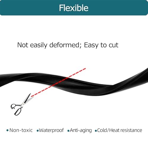 RV Rubber Window Seal, Windshield Weather Stripping for (5/16″;9/16″)