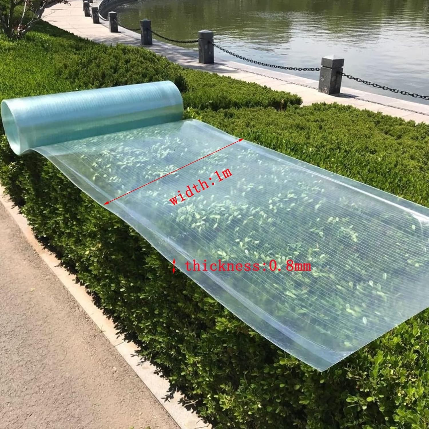 Polycarbonate Roofing Sheet UV Resistant Greenhouse Clear Film Transparent …