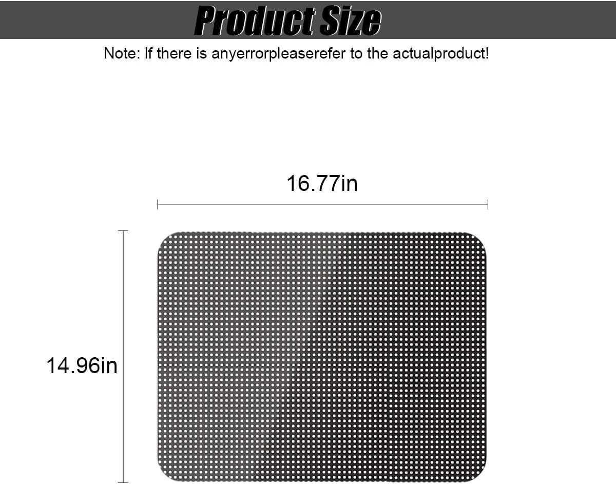 4PCS Universal Static Cling Car Window Sun Shade, Reusable Washable Sunshade