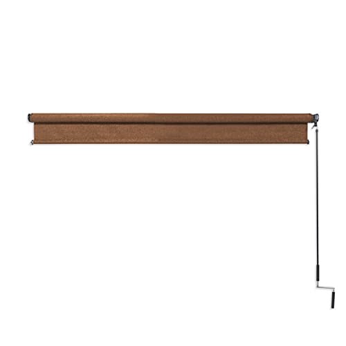 Exterior Roller Shade, Cordless Roller Shade 48″W x 72″H Mocha Roller Shades
