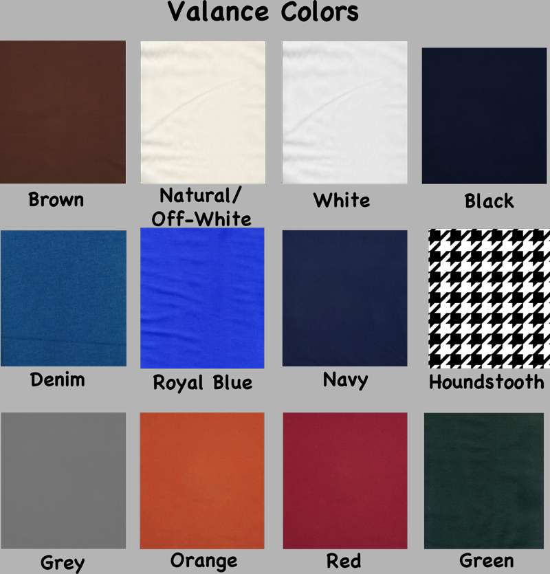 Cherries Cherry Fruit Window Valance Curtain ..Your Choice of Colors*