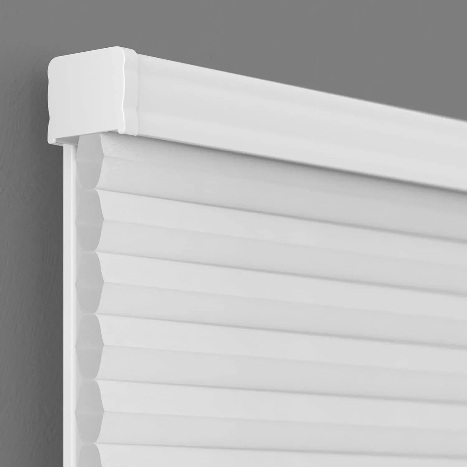Lumino Cordless Light Filtering Cellular Shades 31″x64″ Honeycomb White