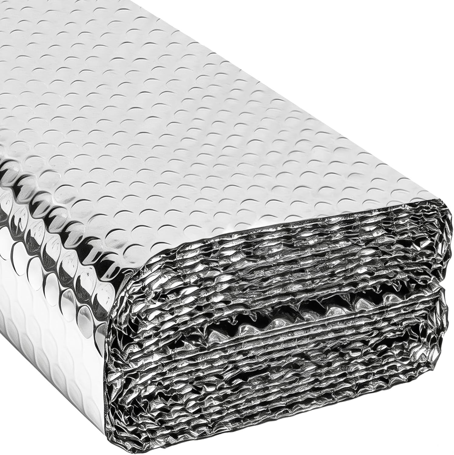 Double Reflective Insulation Roll, 47 in X 10 FT Window Insulation for Summer He