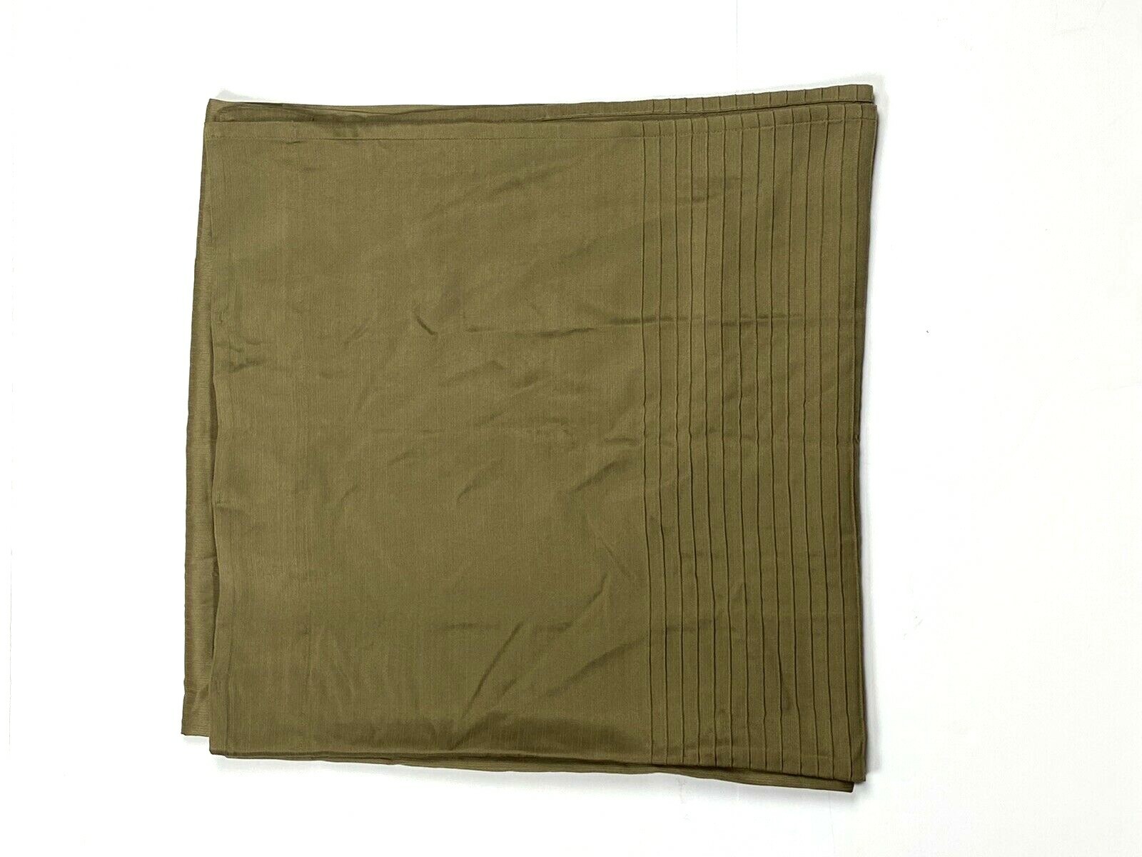 JC Penney Home Discontinued Pair Curtains Panels Drapes Brown Pleated Light 84″
