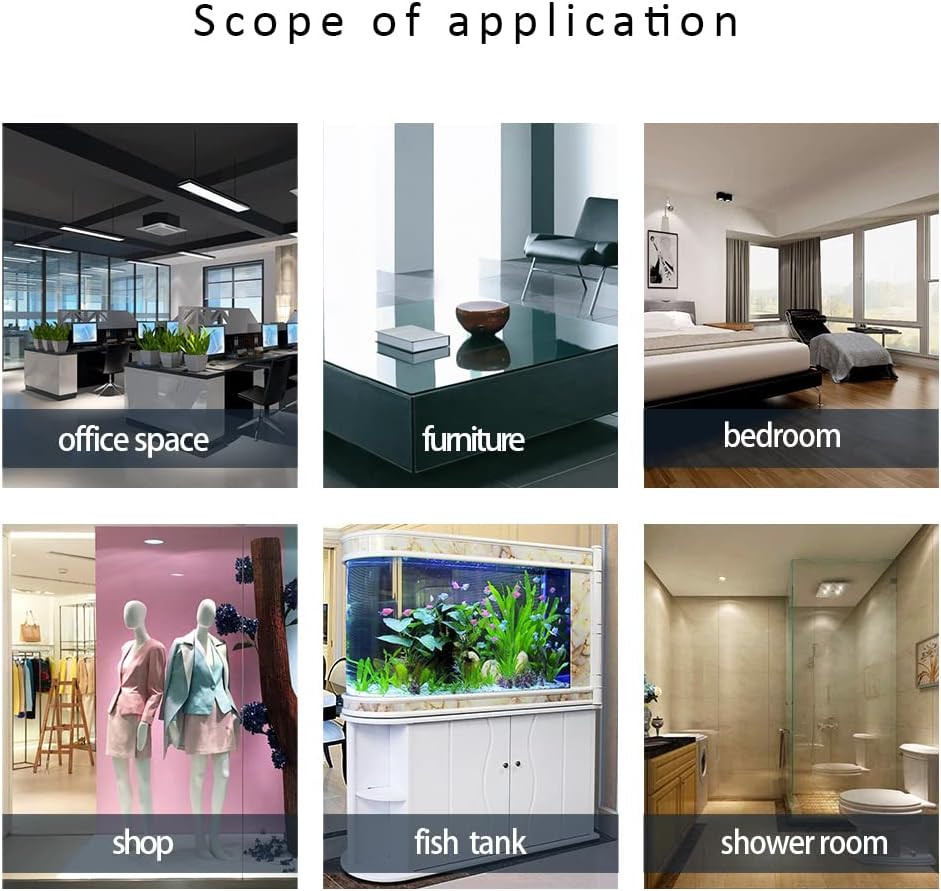 10Colors Bundle Pack Colorful Transparent Window Film Self Adhesive Glass Film