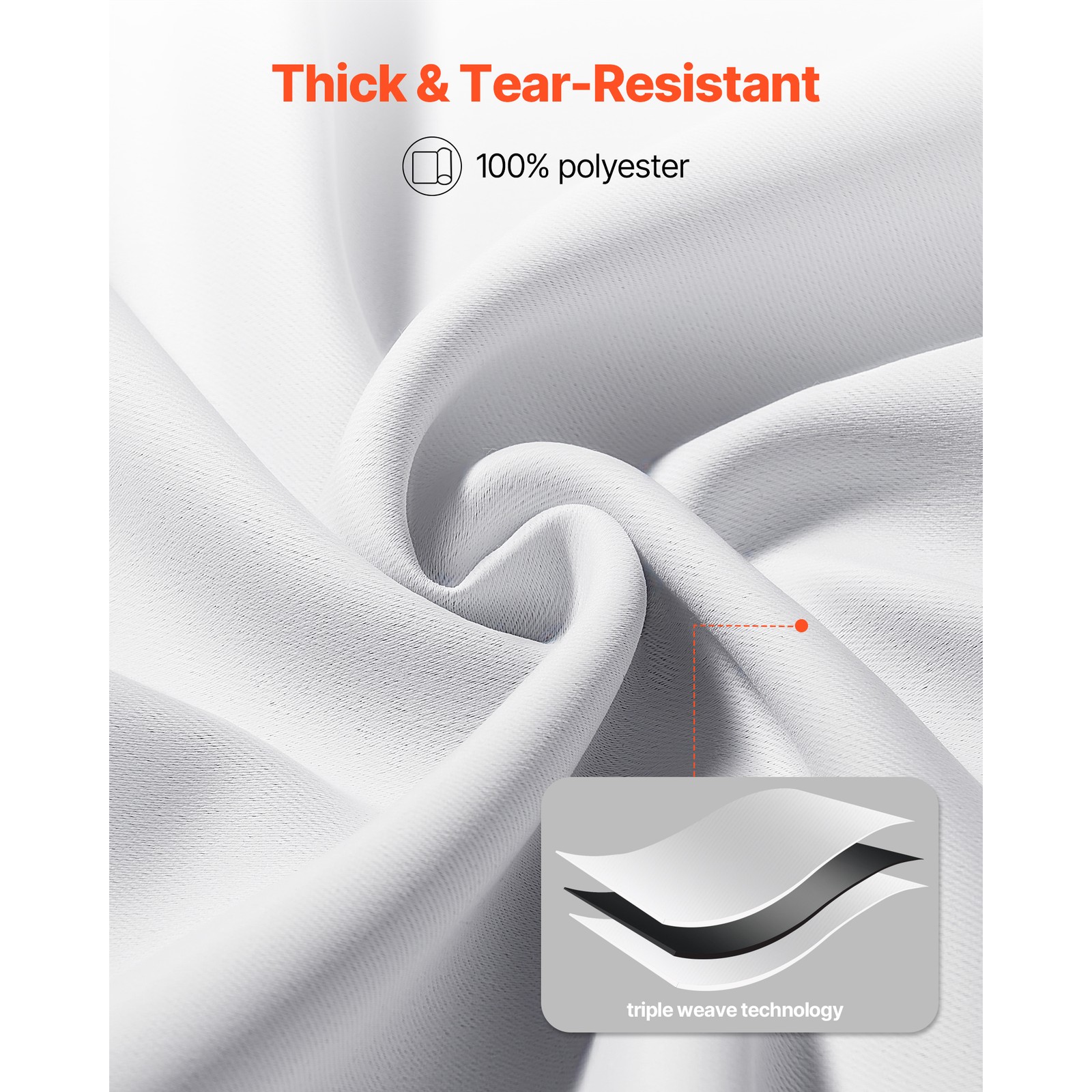 Uimoso 2-Piece Thermal Blackout Curtains with Grommets, 52×84 Inches
