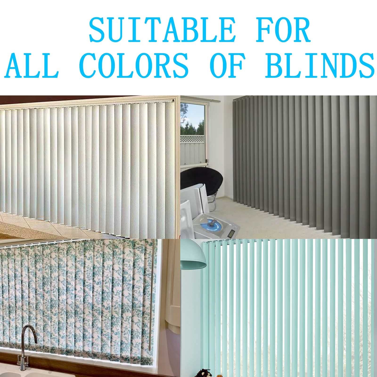 30 Sets (60 Pcs) Vertical Blinds Replacement Slats Panels, Vertical Blind Repair