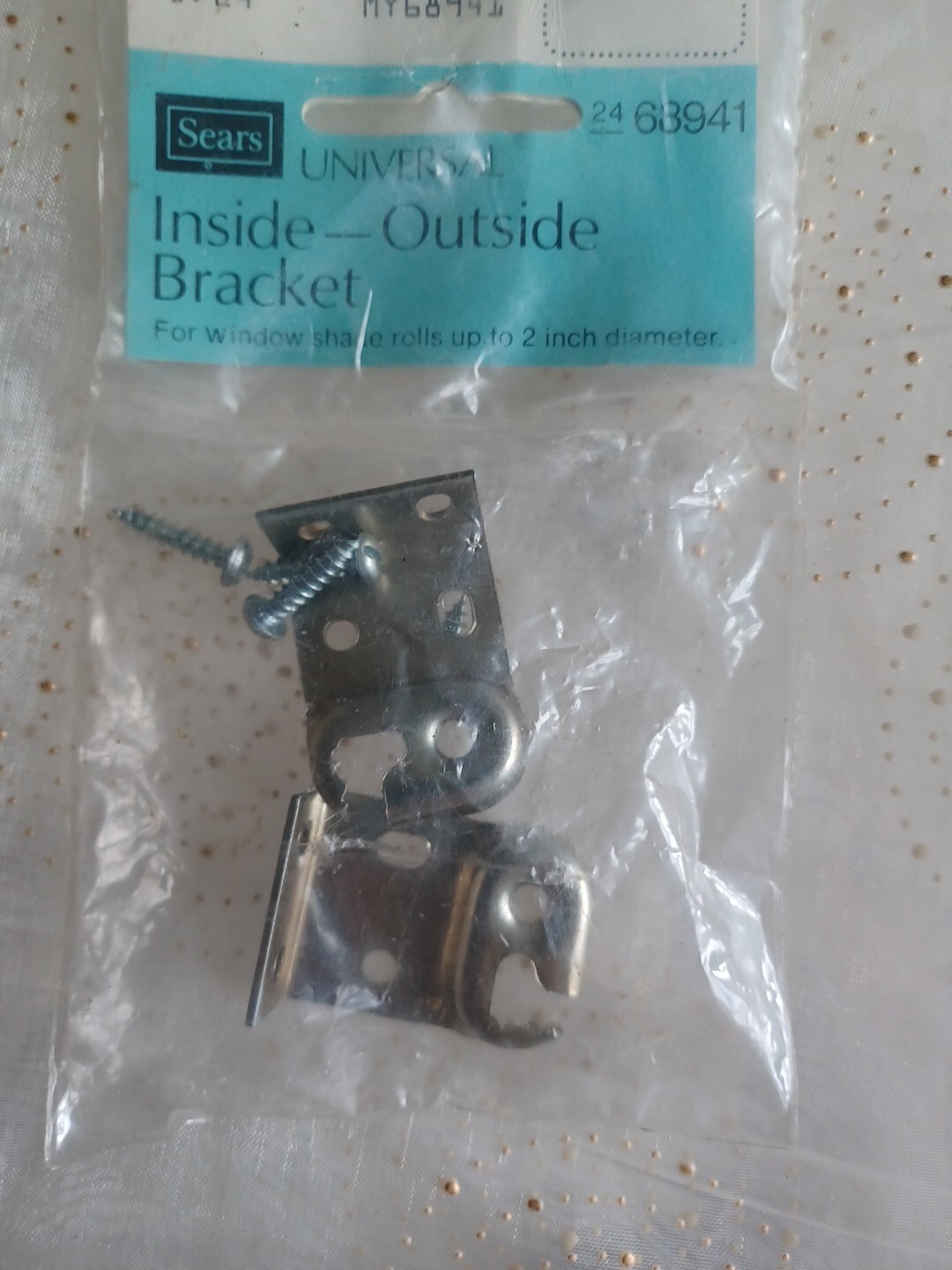 2 Sears Roller Shade Inside – Outside Mount Brackets – Vintage