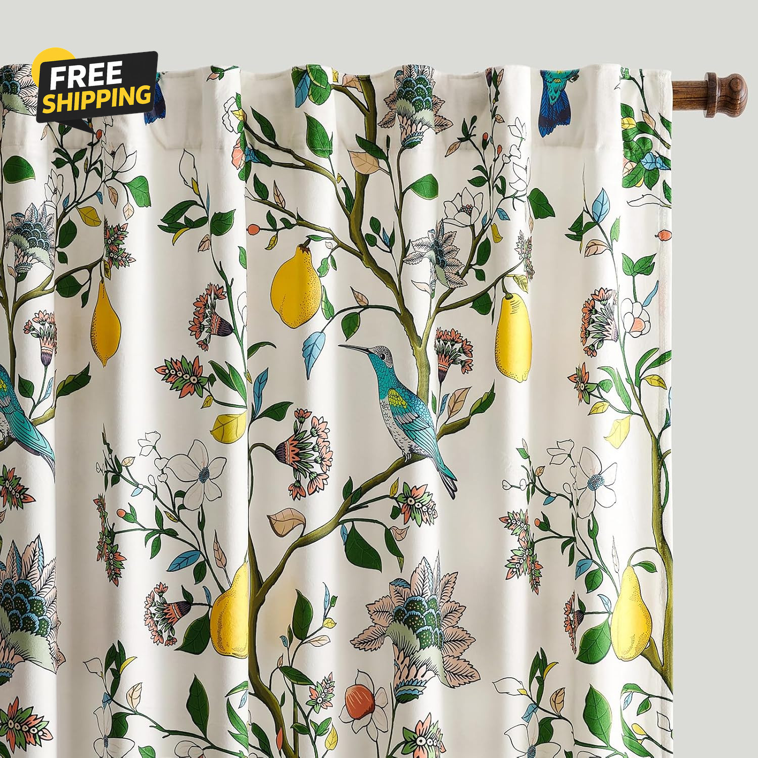 White Luxury Velvet Floral Curtains 84 Inches for Living Room,Vintage Victorian