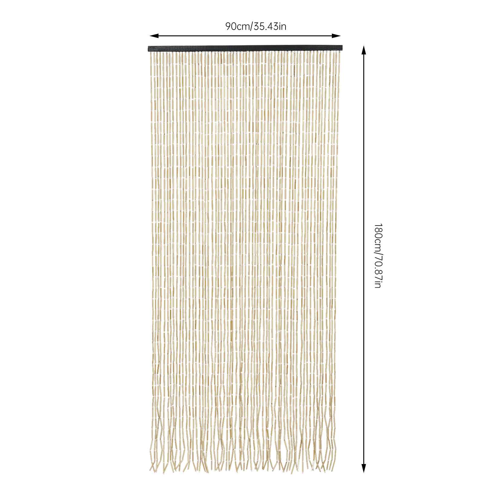 2Type Door String Door Curtain Room Wood Bamboo Dividers Beaded Window Curtains