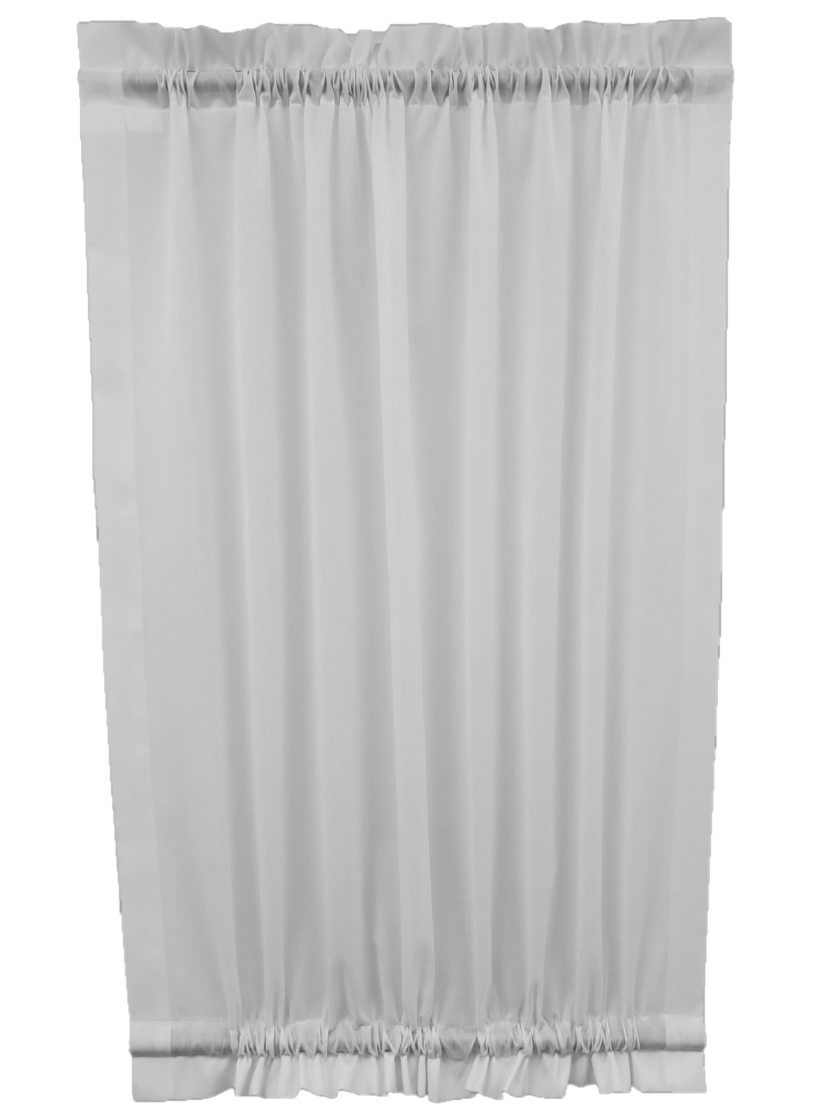 Semi-Sheer Light Filtering Door Panel with Tieback Many Lengths 26”, 36”, 40”