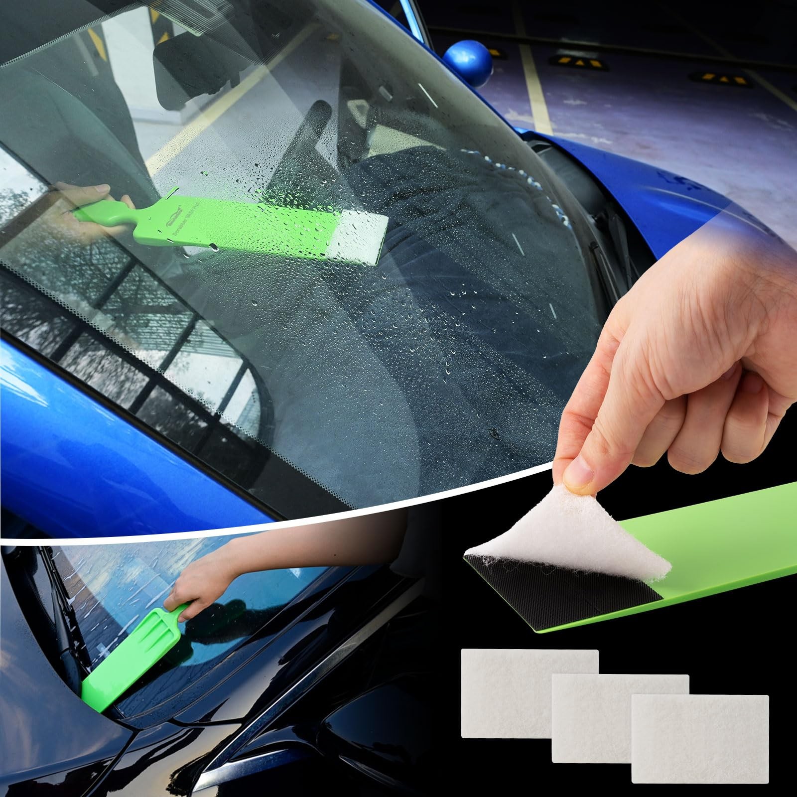NEWISHTOOL Window Tint Tools Vinyl Wrap Tool Kit for Car Tinting Windshield B…