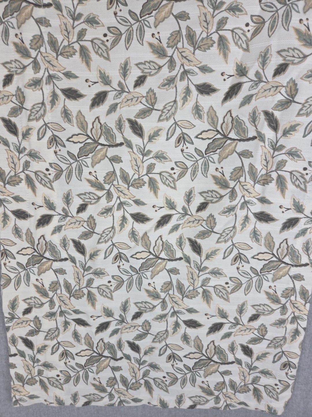 Waverly Valance Cottage Green Leaf Rod Pocket Curtain 15×52 Earth Nature Country