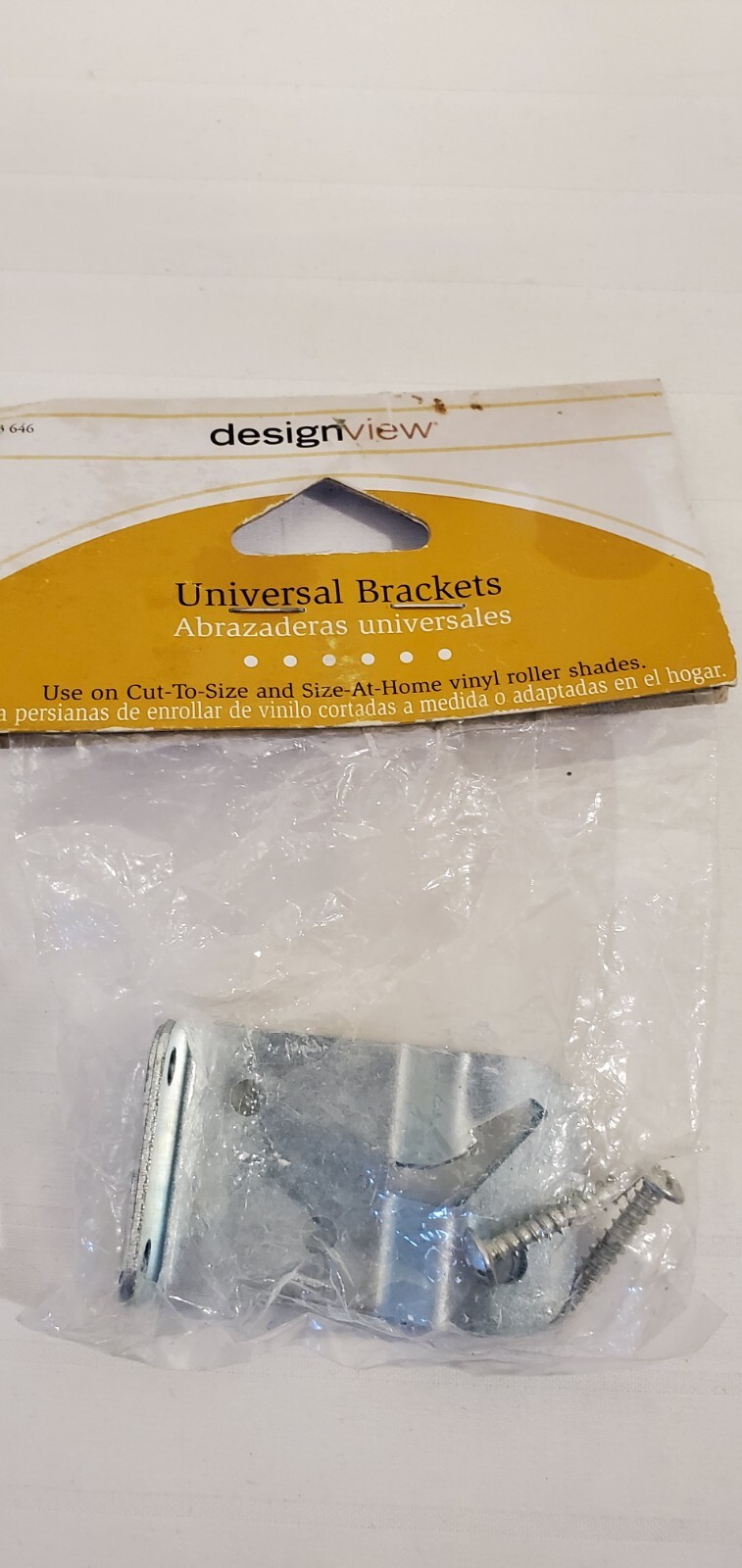 One Set -Designview Universal Brackets for Roller Shade Blinds 633 646