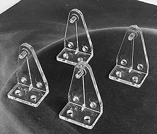 10 Pcs Hold Down Brackets for 1 Inch Mini Blinds Bottom Rail Hold Clips