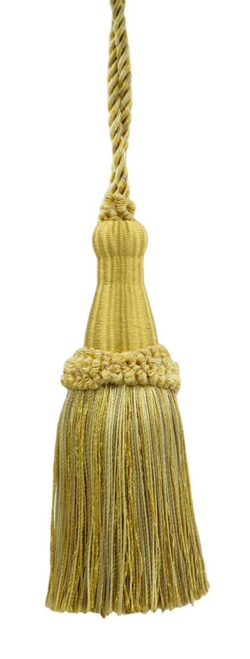 Beachwood, Harvest Gold, Maize 5 1/2″ Decorative Key Tassel [Invidual]