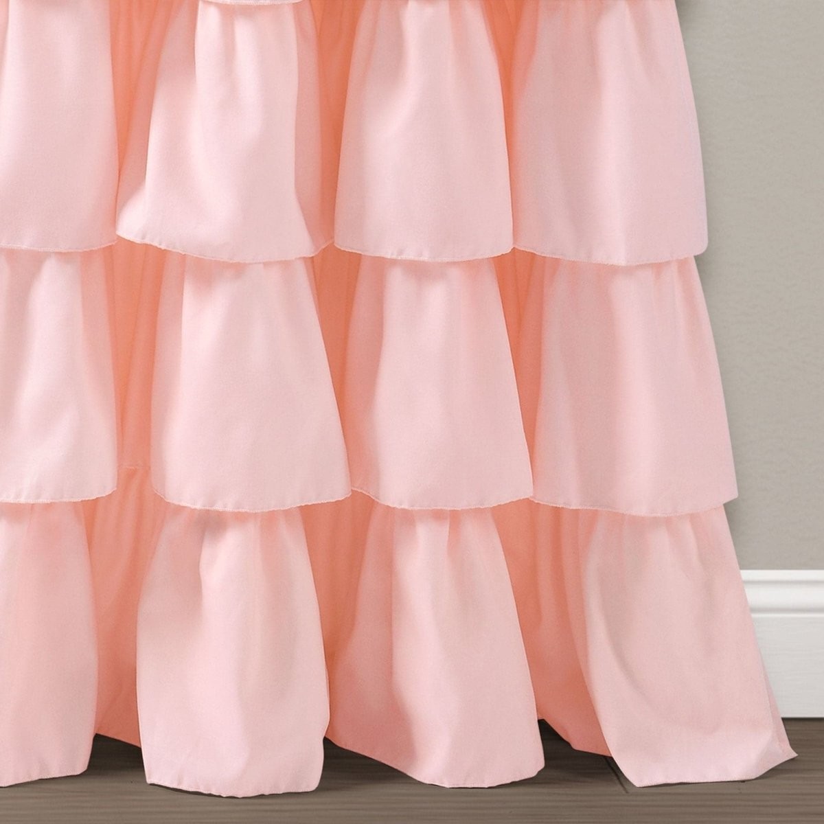 Ruffle Window Curtain (Single Panel)